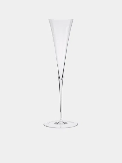 Lobmeyr Ambassador Hand-blown Crystal Champagne Flute  Abask Luxury Gift In Transparent