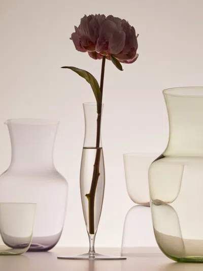 Lobmeyr Bv39 Iii Hand-blown Crystal Bud Vase  Abask Luxury Gift In  Clear