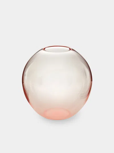 Lobmeyr Bv60 Flower Hand-blown Crystal Vase  Abask Luxury Gift In Pink