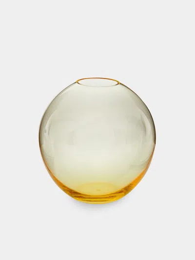 Lobmeyr Bv60 Flower Hand-blown Crystal Vase  Abask Luxury Gift In Yellow