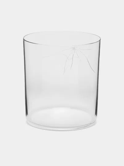 Lobmeyr Crack Hand-blown Crystal Tumbler  Abask Luxury Gift In Transparent