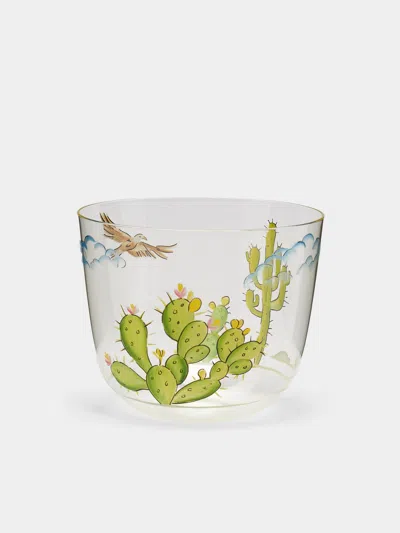 Lobmeyr Marfa Hand-painted Crystal Tumbler