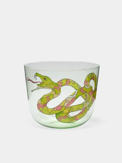 Lobmeyr Marfa Hand-painted Crystal Tumbler  Abask Luxury Gift