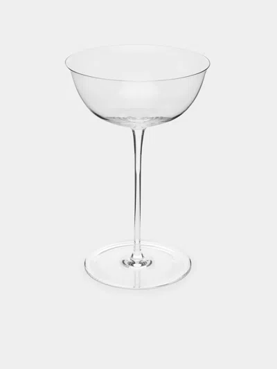 Lobmeyr Patrician Hand-blown Crystal Champagne Coupe  Abask Luxury Gift In Transparent