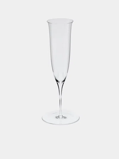 Lobmeyr Patrician Hand-blown Crystal Champagne Flute  Abask Luxury Gift In Transparent