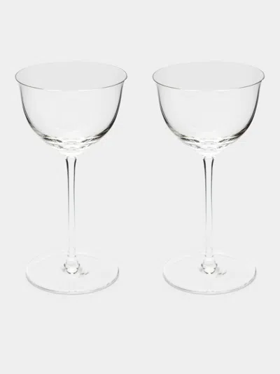 Lobmeyr Patrician Hand-blown Crystal Liqueur Glass (set Of 2) In Transparent