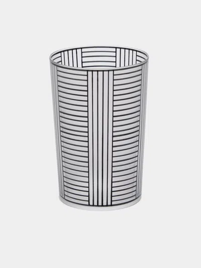 Lobmeyr Series B Hand-painted Crystal Water Tumbler  Abask Luxury Gift In Grey