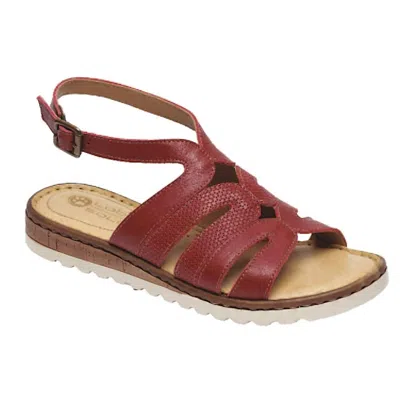 Lobo Solo Women's 1862 Sandal In Red In Multi