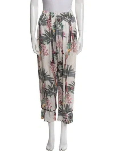 Pre-owned Loborosa Floral Print Lounge Set In Neutral