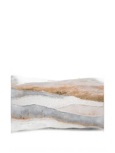 L'oca Nera Abstract Landscape Wall Art In Neutral