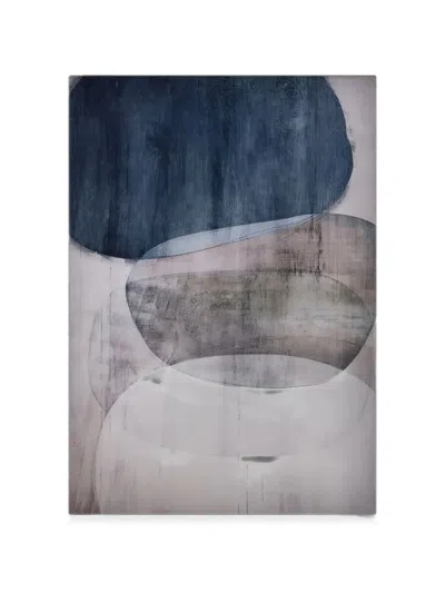 L'oca Nera Abstract-print Wall Art In Blue