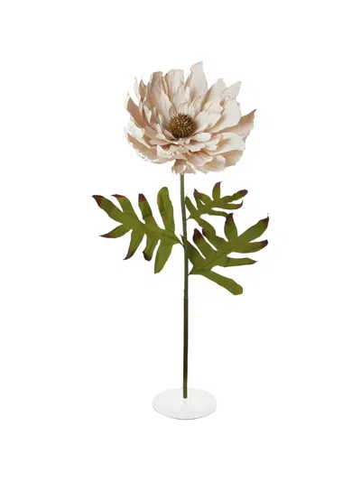 L'oca Nera Dahlia Decorative Flower In Neutral