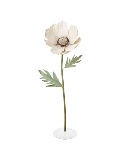 L'oca Nera Decorative Daisy Flower In White