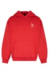 Local Authority Logo-embroidered Hoodie In Red