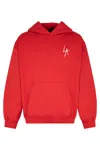 Local Authority Logo-embroidered Hoodie In Red