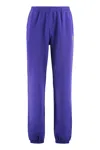 Local Authority La Slash Elasticated Track Pants In Purple