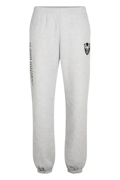 Local Authority Cotton Track-pants In Grey
