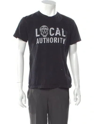 Pre-owned Local Authority Graphic Print Crew Neck T-shirt In Multi