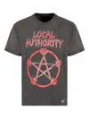 Local Authority Graphic-printed Cotton T-shirt In Black
