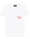 Local Authority Slogan-print T-shirt In White