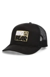 Local Beach Big Bear Patch Snapback Trucker Hat In Black