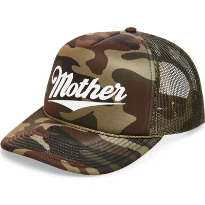 Local Beach Mother Summer Trucker Hat In Green