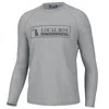 Local Boy Outfitters Men's Poly Fleece Crew Top In Heather Gray In Gray
