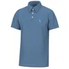 Local Boy Outfitters Men's Striped Palms Polo Shirt In Navy/light Blue Stripe In Blue