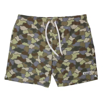 Local Boy Outfitters Men's Swim Trunks In Mountain Camo In Multi