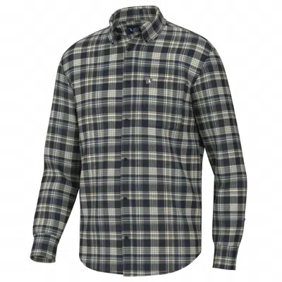 Local Boy Outfitters Men's Ziegler Stretch Flannel Shirt In Navy Blue Tan In Multi