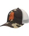 Local Crowns Men's  Camo Alabama Icon Woodland State Patch Trucker Snapback Hat In Camo