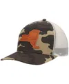 Local Crowns Men's  Camo New York Icon Woodland State Patch Trucker Snapback Hat In Camo