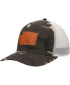 Local Crowns Men's  Camo Washington Icon Woodland State Patch Trucker Snapback Hat In Camo