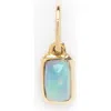 Local Eclectic Baguette Cut Birthstone Charm In Blue