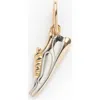 Local Eclectic Marathon Shoe Celebration Charm In Gold