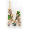 Local Eclectic Semiprecious Stone Initial Charm In Gold