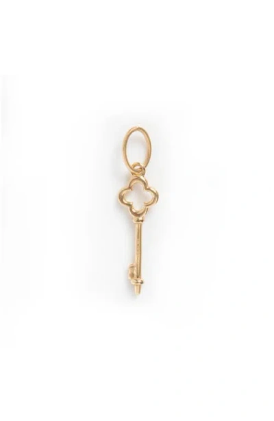 Local Eclectic Solid Gold Key Charm