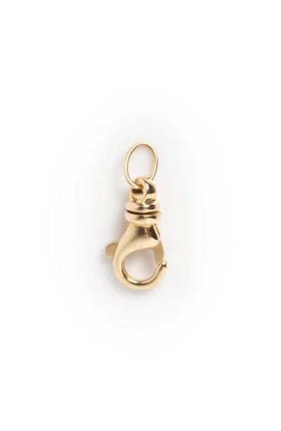 Local Eclectic Solid Gold Lobster Charm Clip