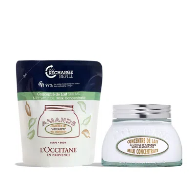 L'occitane - Almond Milk Concentrate + Refill Duo 13.8