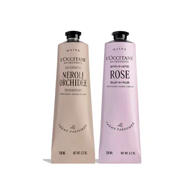 L'occitane - Floral-scented Hand Cream Duo 10.4 In Multi