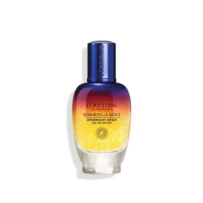 L'occitane - Immortelle Overnight Reset Oil-in-serum 1.6 Fl oz In White