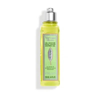 L'occitane - Mint Verbena Exfoliating Shower Gel In White