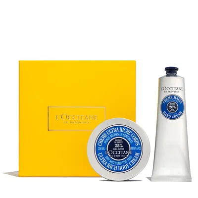 L'occitane - Nourishing Body & Hand Duo In White