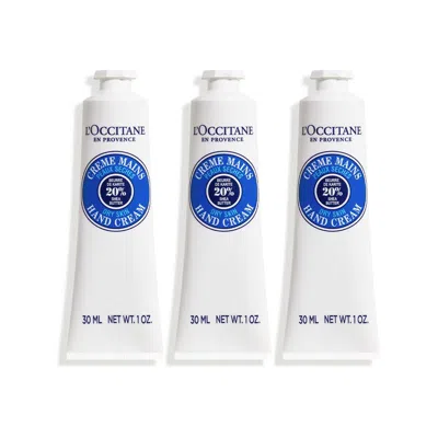 L'occitane - Shea Butter Hand Cream Trio 1 In White