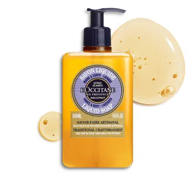 L'occitane - Shea Hands & Body Lavender Liquid Soap 16.9 Fl oz