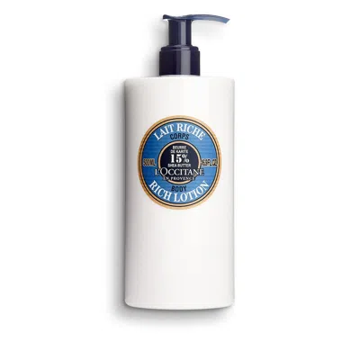 L'occitane - Shea Rich Body Lotion 16.9 Fl oz In White