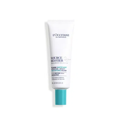 L'occitane - Source Réotier Instant Mattifying Fluid 1.6 Fl oz In White