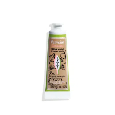 L'occitane - Verbena Geranium Hand Cream 1 Fl oz In White