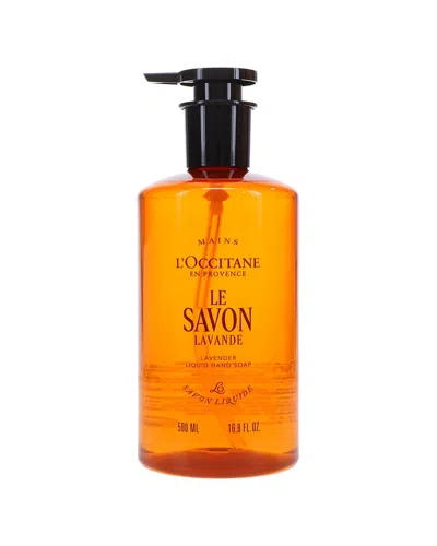L'occitane 16.9oz Le Savon Lavande Lavender Liquid Hand Soap In Transparent