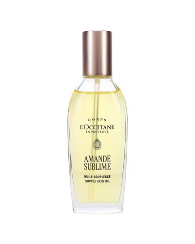 L'occitane 3.3oz Amande Sublime Supple Skin Oil In Transparent